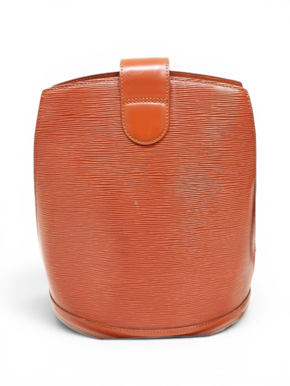 Louis Vuitton Cluny Shoulder Bag Structured Epi Brown Leather Bucket - Picture 2 of 10